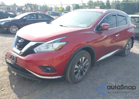 2015 Nissan Murano Sl из США, поврежденный, VIN 5N1AZ2MH0FN215150